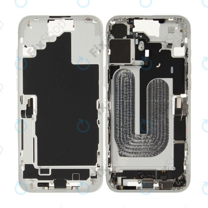 Középső keret akkumulátorral | iPhone 16 Plus | White | ZD076-00685 | Genuine Apple