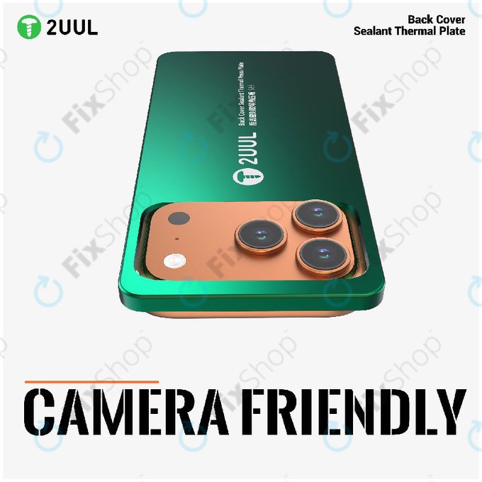 Hőpréselő lap hátlap ragasztáshoz, 2UUL DA68, 2db/csomag