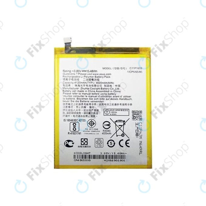 Asus Zenfone 3 Max ZC553KL (X00DD) - Akkumulátor C11P1609 4120mAh