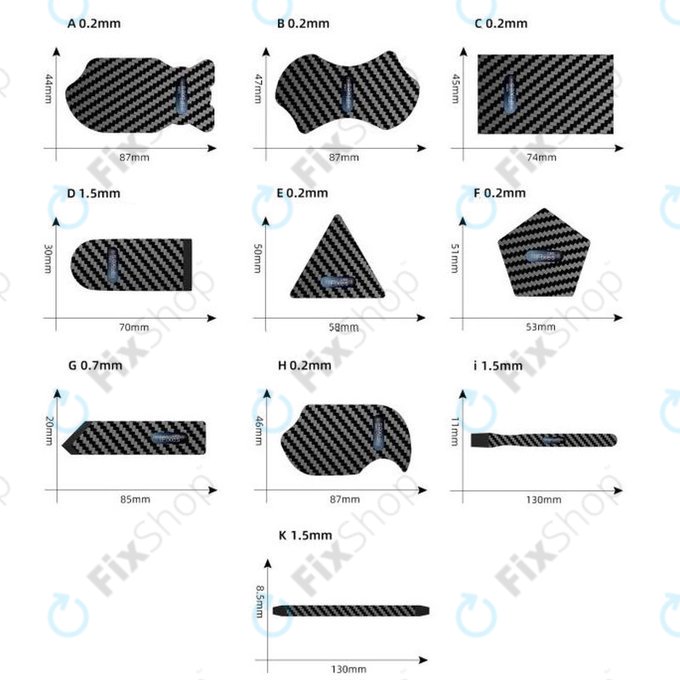 iFixes - Karbon Ultravékony Nyitó Eszköz E