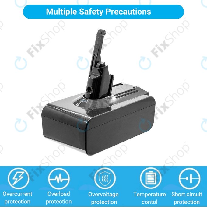 Dyson V8 - Akkumulátor 215681, PM8-US-HFB1497A Li-Ion 21.6V 4000mAh HQ