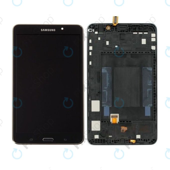 Samsung Galaxy Tab 4 7.0 T230 - LCD Kijelző + Érintőüveg + Keret (Black) - GH97-15864A Genuine Service Pack