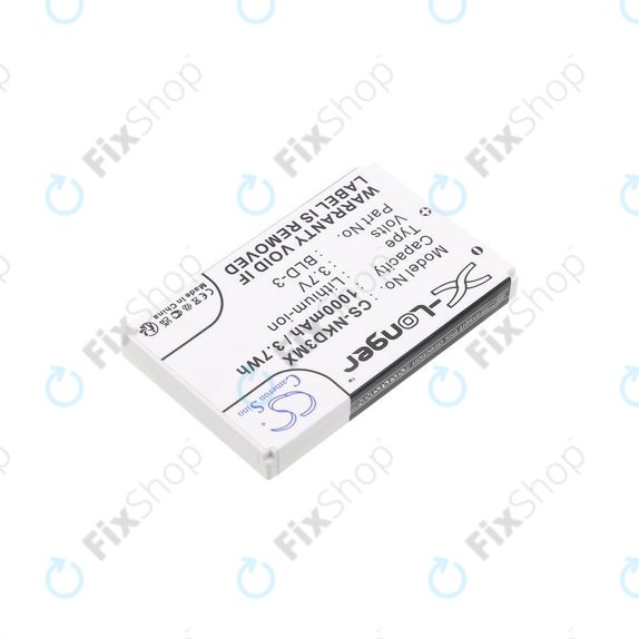 Akkumulátor Nokia 7250i, 6610, 6585, 6560, 6200, 6220, 1000mAh, Li-Ion, 3.7V, BLD-3, HQ