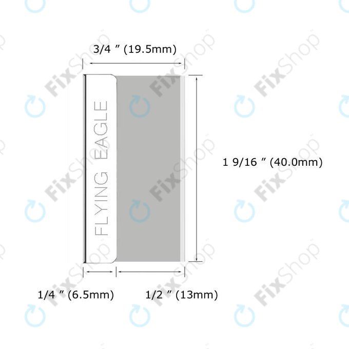 Flying Eagle - Egyoldalú Borotvapenge (5db)