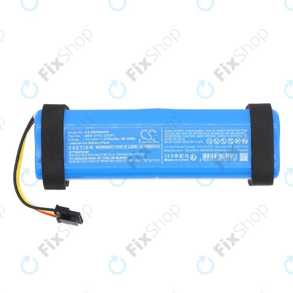 Xiaomi Roborock Q5 Pro, Q5 Pro+, P10 Pro - Akkumulátor BRR-2P4S-5200FL 14.4V Li-Ion 6700mAh HQ