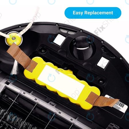 iRobot Roomba 500, 600, 700, 800, 900-series, R3, Scooba 450, Vileda 137173 - Akkumulátor 11702, GD-Roomba-500, VAC-500NMH-33 Ni-MH 14.4V 2800mAh HQ