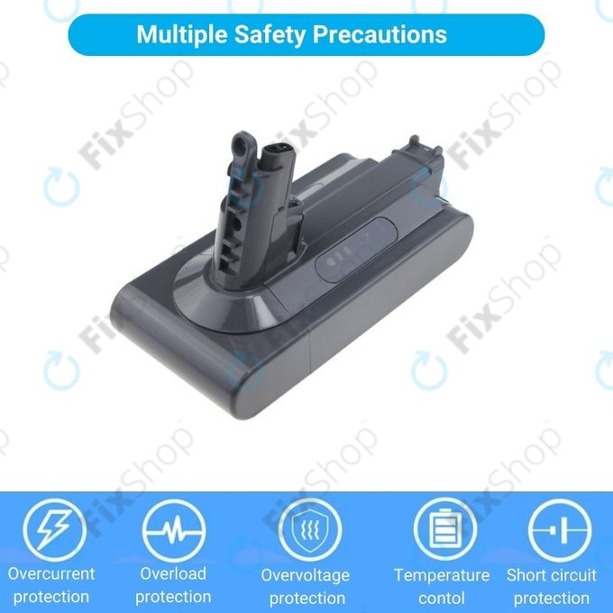 Dyson V10 - Akkumulátor 969352-02, SV12, 206340 Li-Ion 25.2V 3000mAh HQ