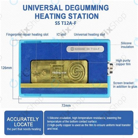 Sunshine T12A-F - Fingerprint / Homebutton Heating Station for iPhone