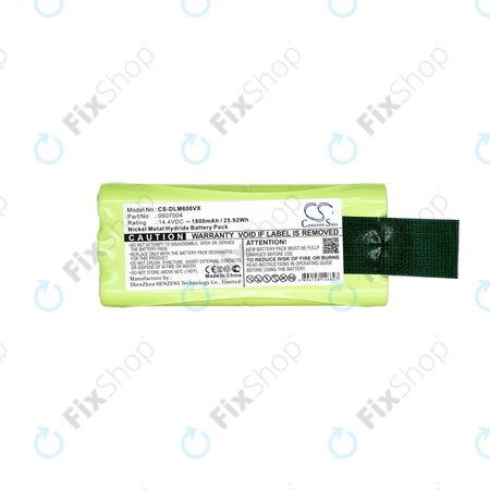 Dirt Devil Libero M606, M606-1, M606-2, M606-3, M606-4, M607, M612 - Akkumulátor 0607004, 0612014 Ni-MH 14.4V 1800mAh HQ