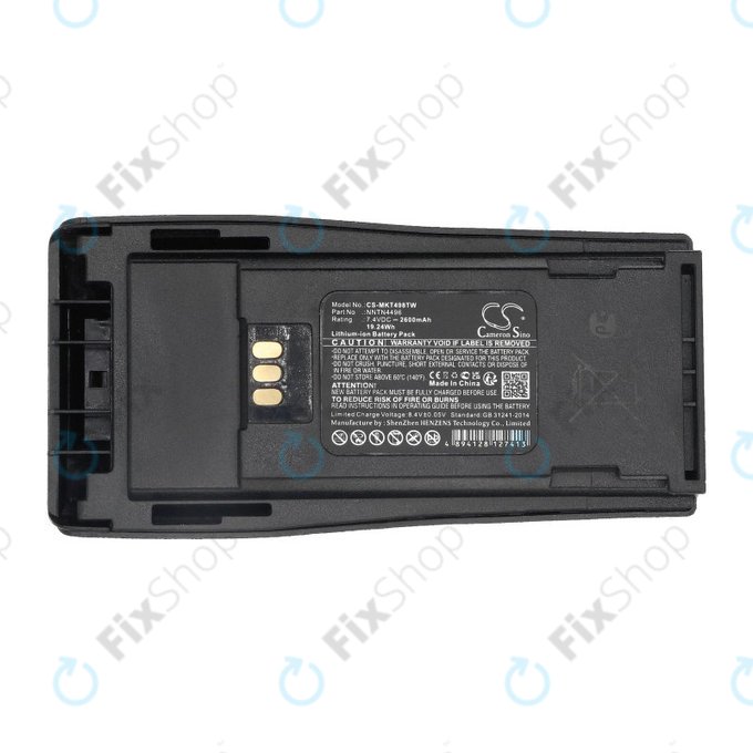 Akkumulátor Motorola CP, EP, GP, 2600mAh, Li-ion, 7.4V, NNTN4496, HQ