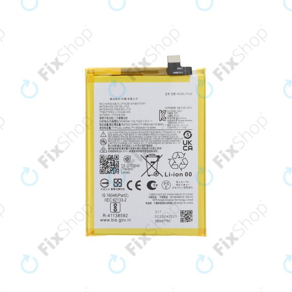 Motorola Moto G14, G54, E14 - Akkumulátor PC50 5000mAh