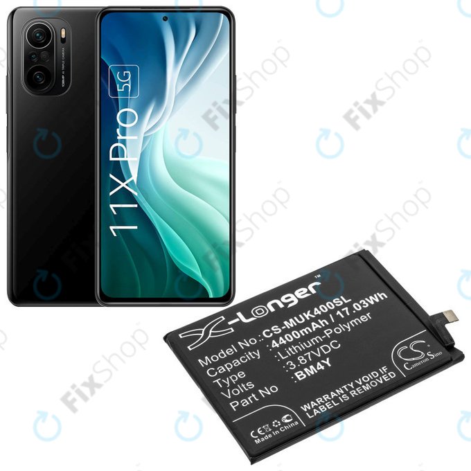 Xiaomi Mi 11i, Poco F3 - Akkumulátor BM4Y 4400mAh HQ