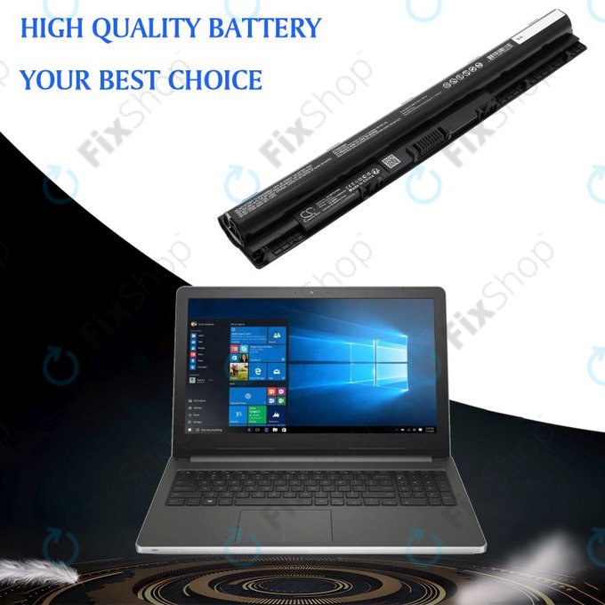 Akkumulátor Dell Inspiron 14, 15, 17, Vostro 14, 15, 2600mAh, Li-Ion, 14.8V, GXVJ3, HQ