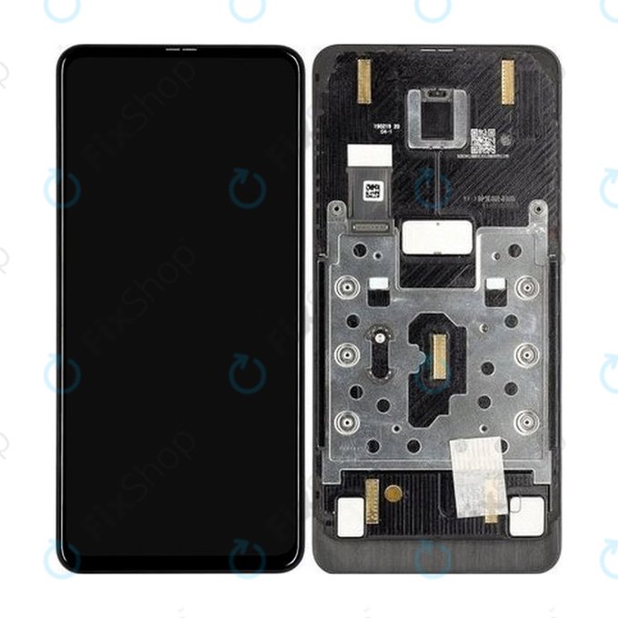Xiaomi Mi Mix 3 - LCD Kijelző + Érintőüveg + Keret (Black) OLED