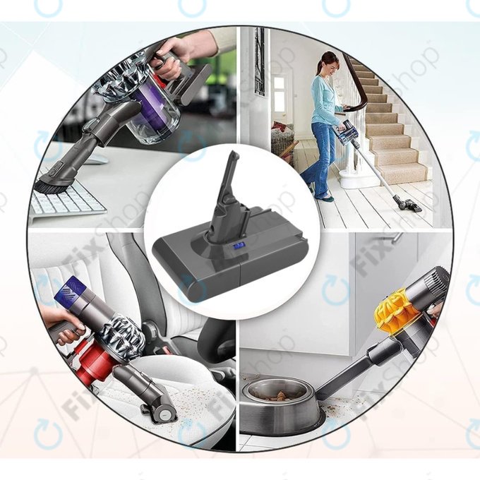 Dyson V8 - Akkumulátor 215681, PM8-US-HFB1497A Li-Ion 21.6V 3000mAh