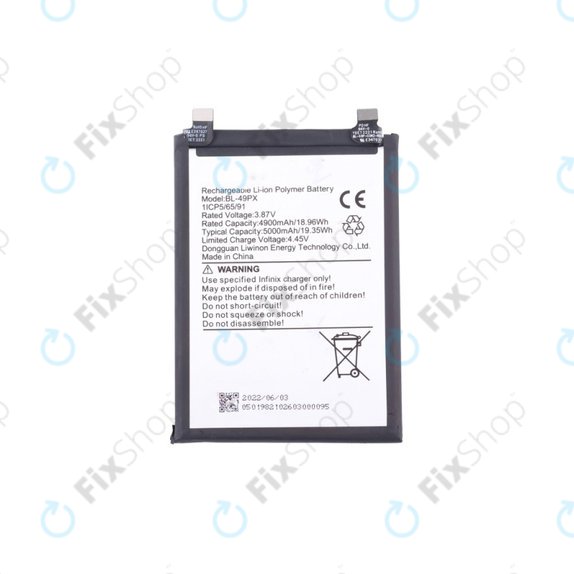 Infinix Hot 30 5G X6832 - Akkumulátor 6000mAh
