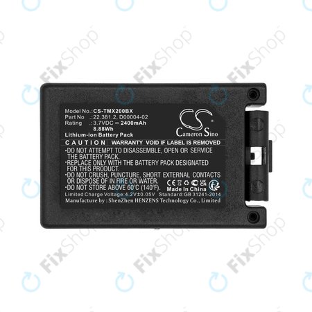 Akkumulátor Tele Radio TG-TXMNL, 2400mAh, Li-Ion, 3.7V, D00004-02, HQ