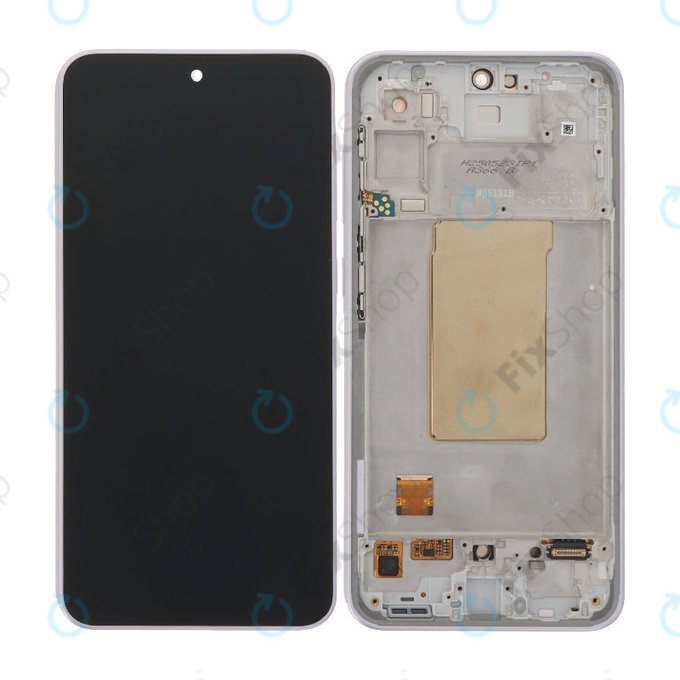 Samsung Galaxy A36 A366E - LCD Kijelző + Érintőüveg + Keret (Awesome Lavender) OLED