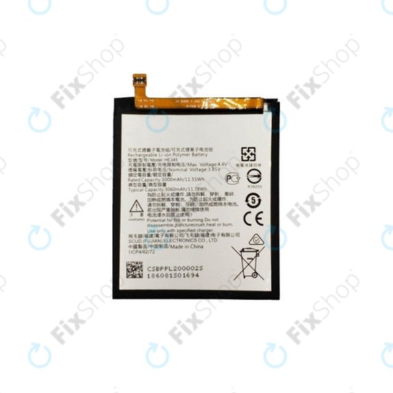 Nokia 6.1 - Akkumulátor HE345 3060mAh