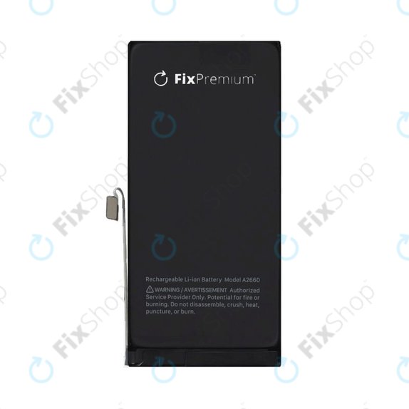 Akkumulátor iPhone 13 Mini, 2406mAh, A2660, FixPremium