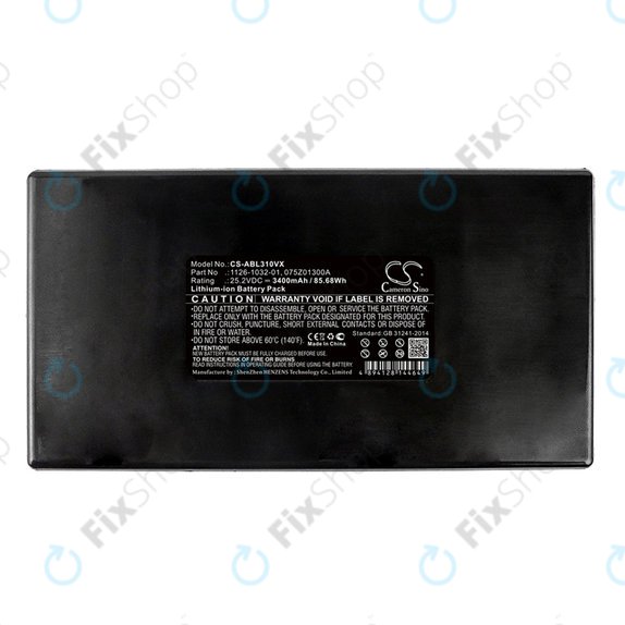 Akkumulátor Stiga Autoclip 125, AutoClip M7, Ambrogio L85 Evolution, 3400mAh, Li-Ion, 25.2V, 1126-1032-01, HQ