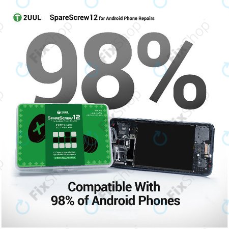 Phillips csavar készlet Android szervizhez, 2UUL SC12, 1200db/csomag