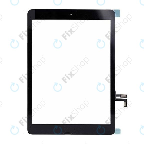 Érintőüveg Home gombbal iPad Air, Black