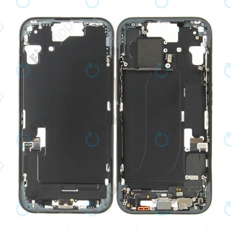 Középső keret akkumulátorral | iPhone 15 | Black | ZD076-00669 | Genuine Apple