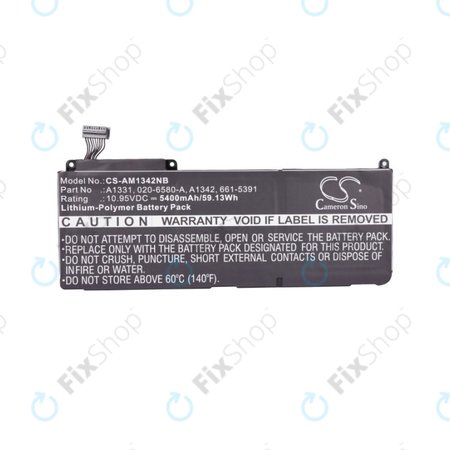 Apple MacBook 13" A1342 (Late 2009 - Mid 2010) - Akkumulátor A1331 5400mAh HQ