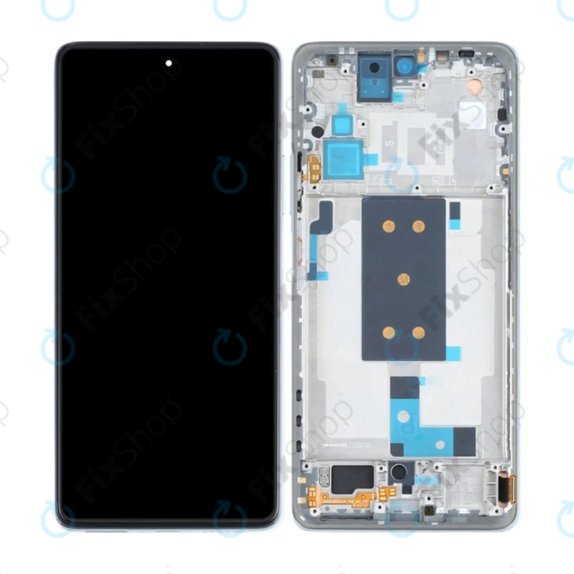 Xiaomi 11T, 11T Pro - LCD Kijelző + Érintőüveg + Keret (Meteorite Gray) TFT