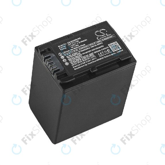 Akkumulátor Sony FDR-AX, HDR-CX, HDR-CX HDR-PJ, NEX-VG30, 2700mAh, Li-Ion, 7.3V, NP-FV100A, HQ