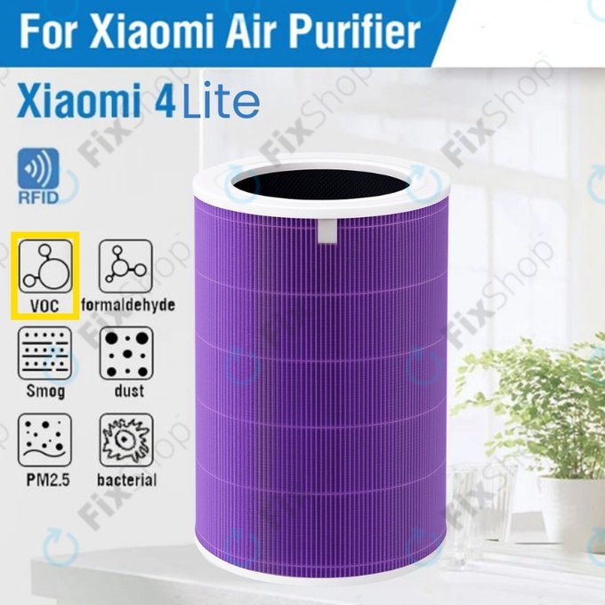 Xiaomi Mi Air Purifier 4 Lite - HEPA szűrő (Szagszűrő) (Lila)