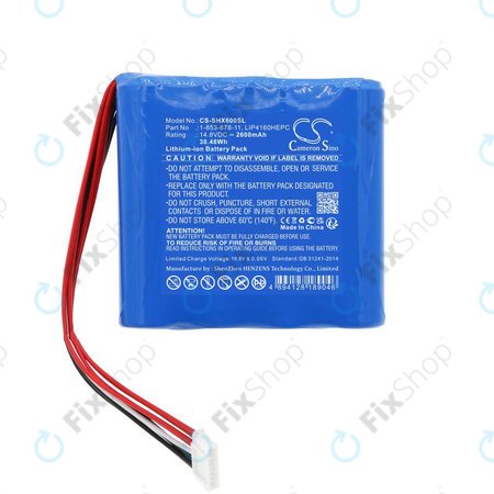 Akkumulátor Sony GTK-XB60, 2600mAh, Li-Ion, 14.8V, 1-853-678-11, HQ