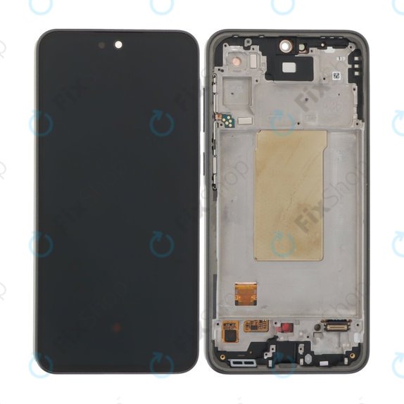 Samsung Galaxy A36 A366E - LCD Kijelző + Érintőüveg + Keret (Awesome Black) OLED