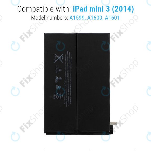 Akkumulátor iPad Mini 3, 6471mAh