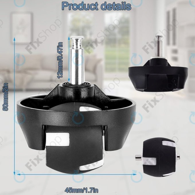 Eufy Robovac-series - Első Kerék (Fekete)