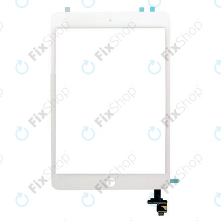Apple iPad Mini, Mini 2 - Érintőüveg + IC Csatlakozó (White)