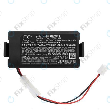 Rowenta RR7774, RR7755, Tefal RG7765 - Akkumulátor RS-2230002091 Li-Ion 14.8V 3400mAh HQ