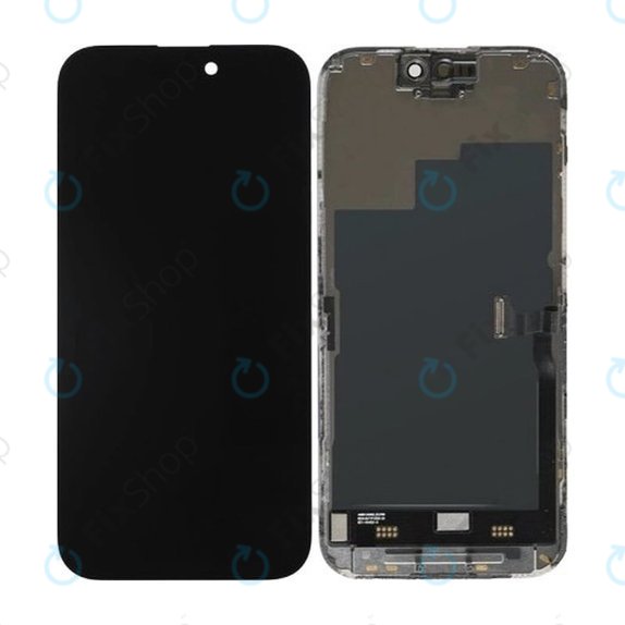 Kijelző Soft OLED iPhone 16 Plus - Érintőüveg + Keret, DIAGNOSTIC