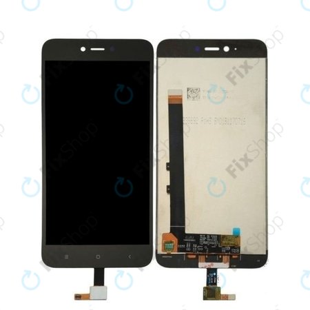 Xiaomi Redmi Note 5A 32GB, 64GB - LCD Kijelző + Érintőüveg (Black) TFT