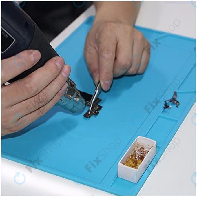 ESD Antisztatikus Hőálló Szilikon Alátét - 34 x 23cm