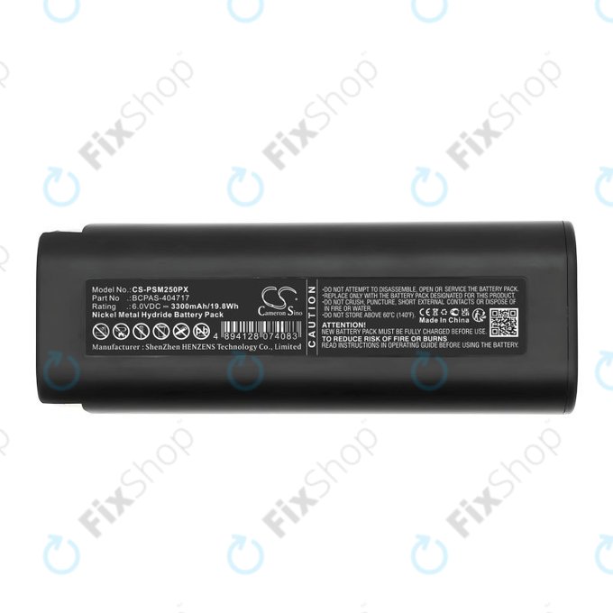 Akkumulátor Paslode 900400, 3300mAh, Ni-MH, 6V, 404400, BCPAS-404717, HQ
