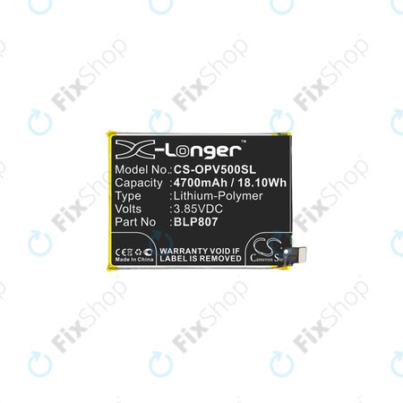 Realme 7, V5 - Akkumulátor BLP807 4700mAh HQ