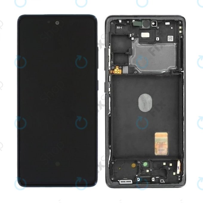 Samsung Galaxy S20 FE G780F - LCD Kijelző + Érintőüveg + Keret (Cloud Navy) - GH82-24220A, GH82-24219A, GH82-31328A, GH82-31329A, GH82-31321A Genuine Service Pack