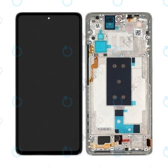 Xiaomi 11T Pro - LCD Kijelző + Érintőüveg + Keret (Moonlight White, Celestial Blue) - 5600040K3S00, 56000D0K3S00 Genuine Service Pack