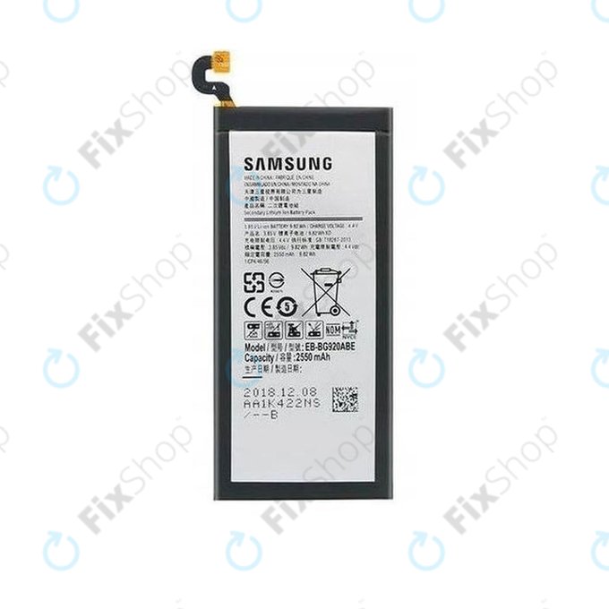 Samsung Galaxy S6 G920F - Akkumulátor EB-BG920ABE 2550mAh - GH43-04413A, GH43-04413B Genuine Service Pack
