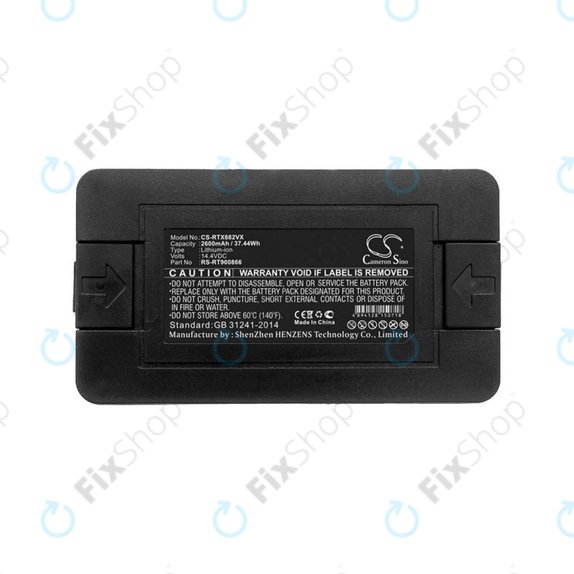 Rowenta Explorer-series, Smart Force Essential-series, Tefal Explorer-series - Akkumulátor RS-RT900866 Li-Ion 14.4V 2600mAh HQ