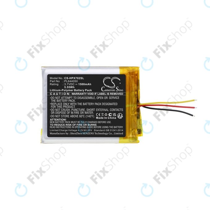 Akkumulátor HyperX Cloud Flight, Cloud Alpha, 1500mAh, Li-Pol, 3.7V, PL644050, HQ