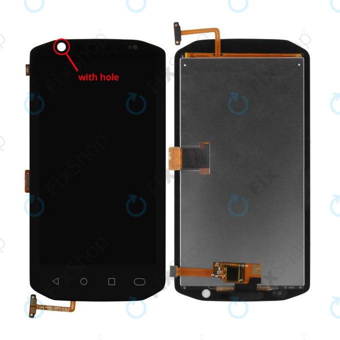 Zebra TC70, TC72, TC75, TC77 - LCD Kijelző + Érintőüveg TFT (kivágás nélkül)