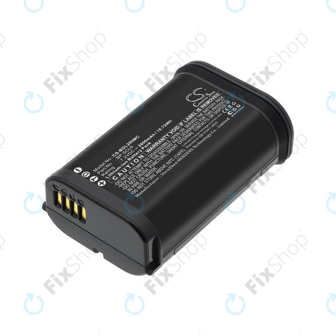 Akkumulátor Leica Q2, Q3, SL2, SL2s, 2600mAh, Li-Ion, 7.2V, BP-SCL6, HQ